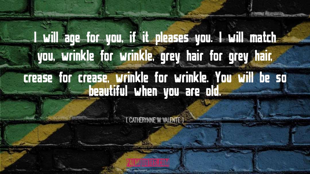 Grey Hair quotes by Catherynne M Valente
