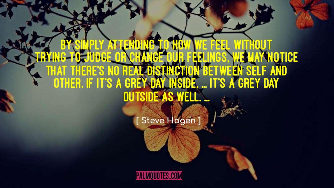 Grey Sky quotes by Steve Hagen