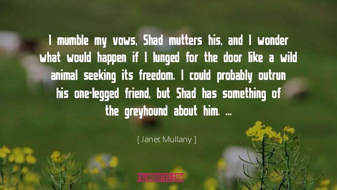 Greyhound quotes by Janet Mullany