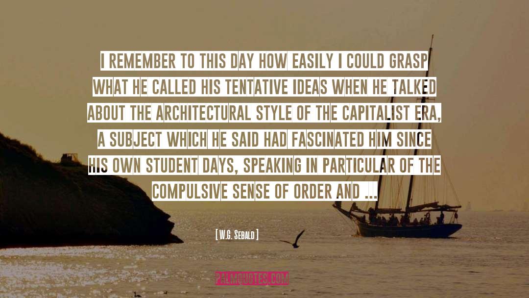 Grid quotes by W.G. Sebald