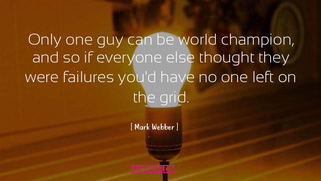 Grids quotes by Mark Webber