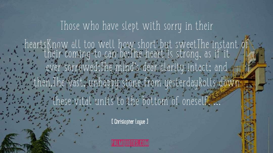 Grief And Loss quotes by Christopher Logue