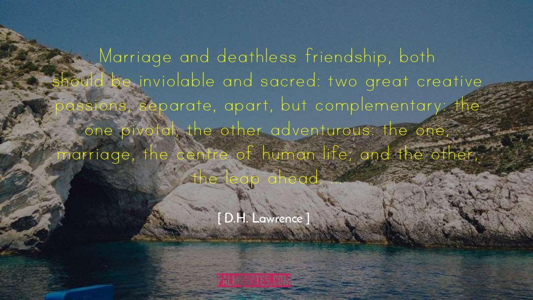 Grief Friendship quotes by D.H. Lawrence