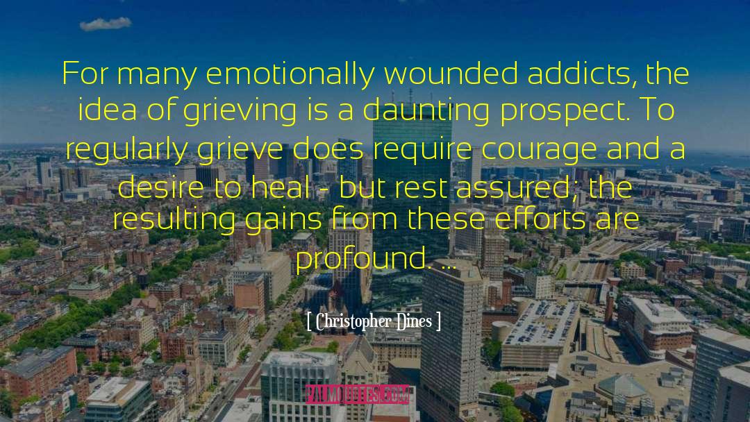 Grief Healing quotes by Christopher Dines