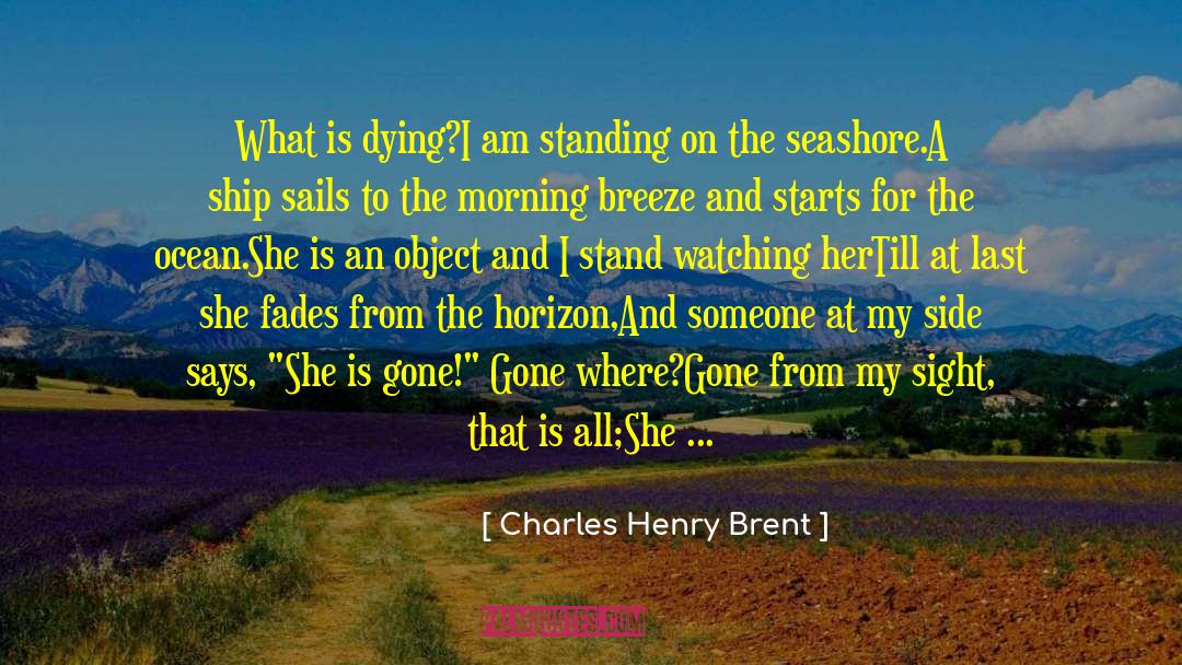 Grief Inspirational Bereavement quotes by Charles Henry Brent