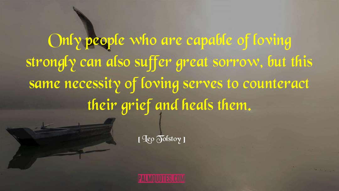Grief Inspirational quotes by Leo Tolstoy