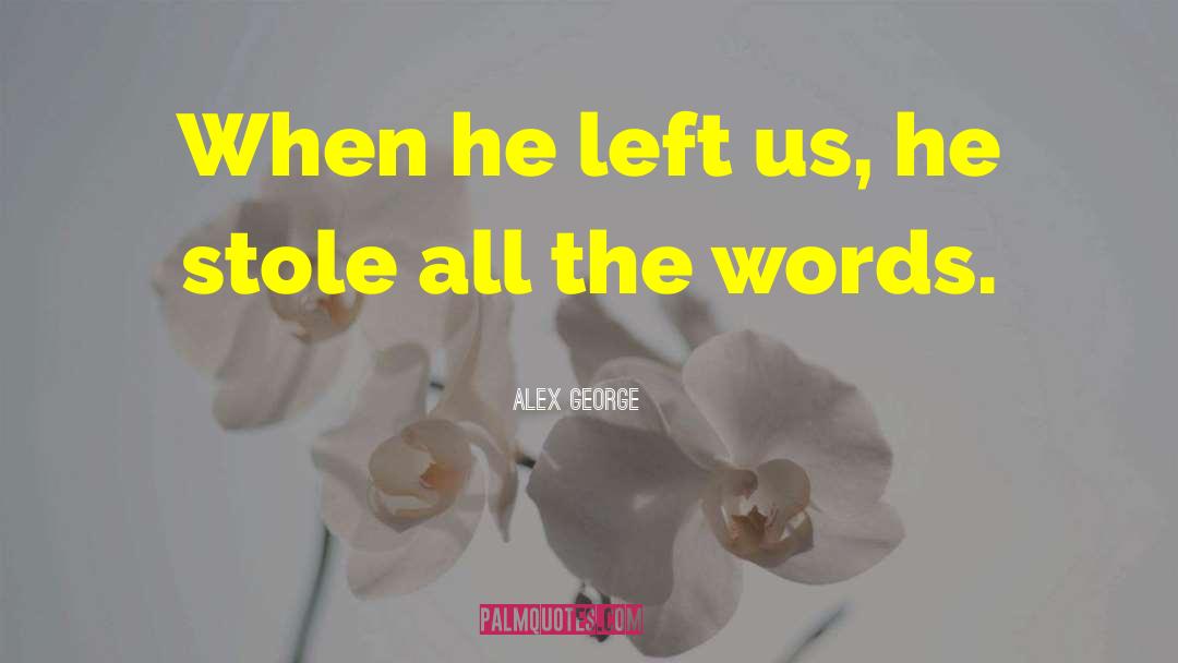 Grief Loss quotes by Alex George
