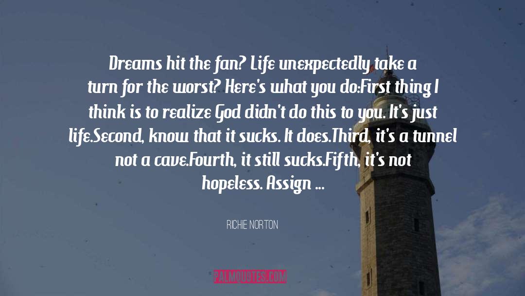 Grief Support quotes by Richie Norton