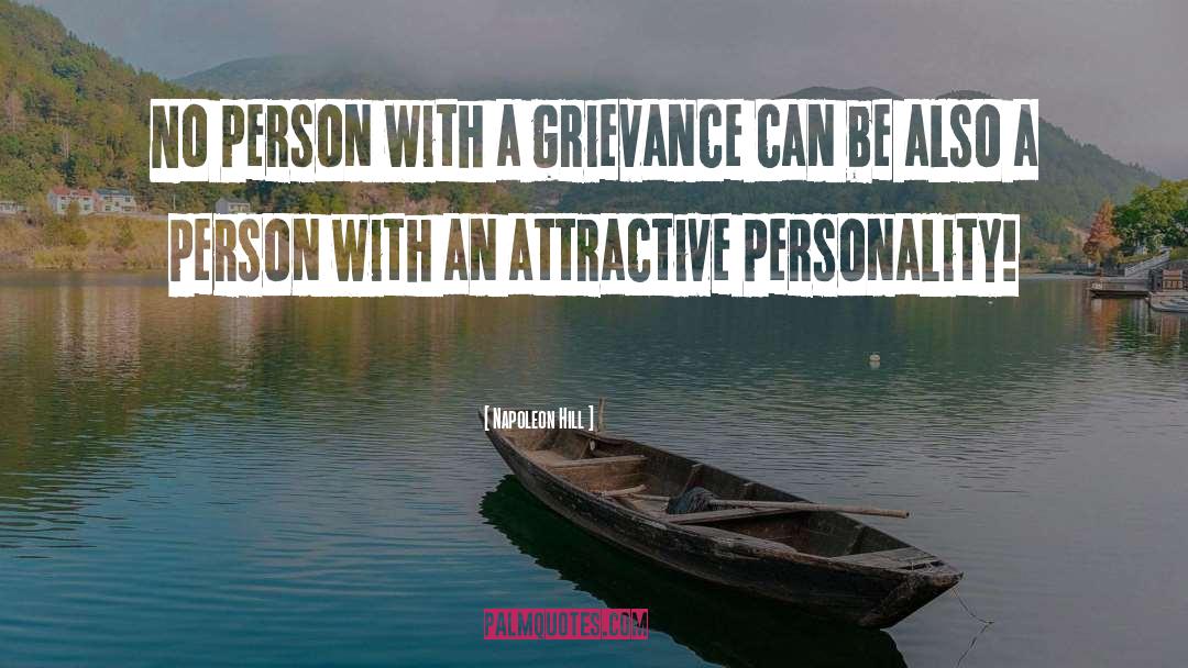 Grievance quotes by Napoleon Hill