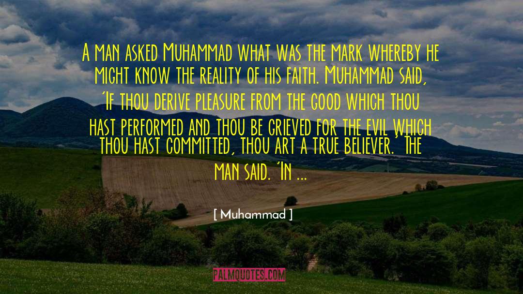 Grieved quotes by Muhammad