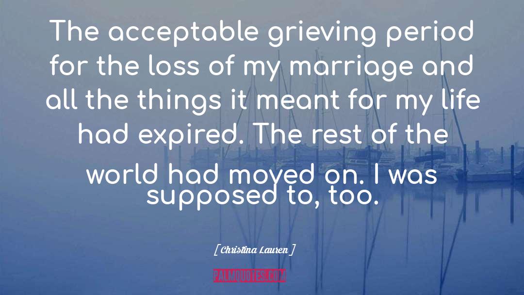 Grieving Loss Of Child quotes by Christina Lauren