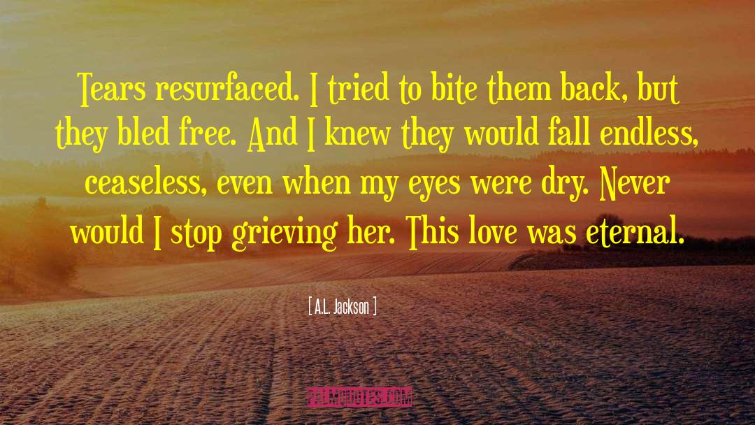 Grieving Mother quotes by A.L. Jackson