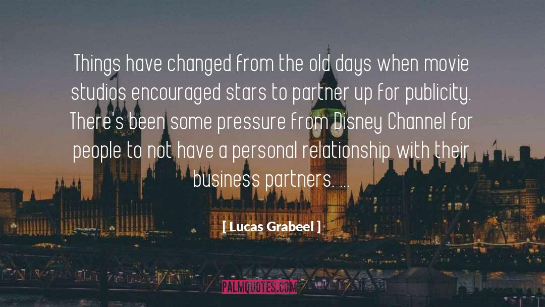 Grieving Partner quotes by Lucas Grabeel
