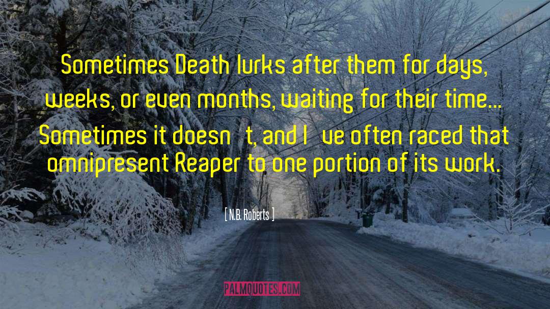 Grim Reaper quotes by N.B. Roberts