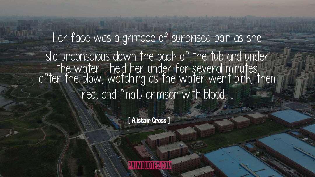 Grimace quotes by Alistair Cross