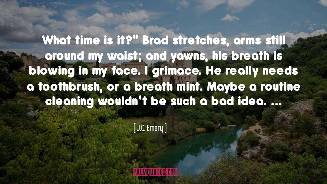 Grimace quotes by J.C. Emery