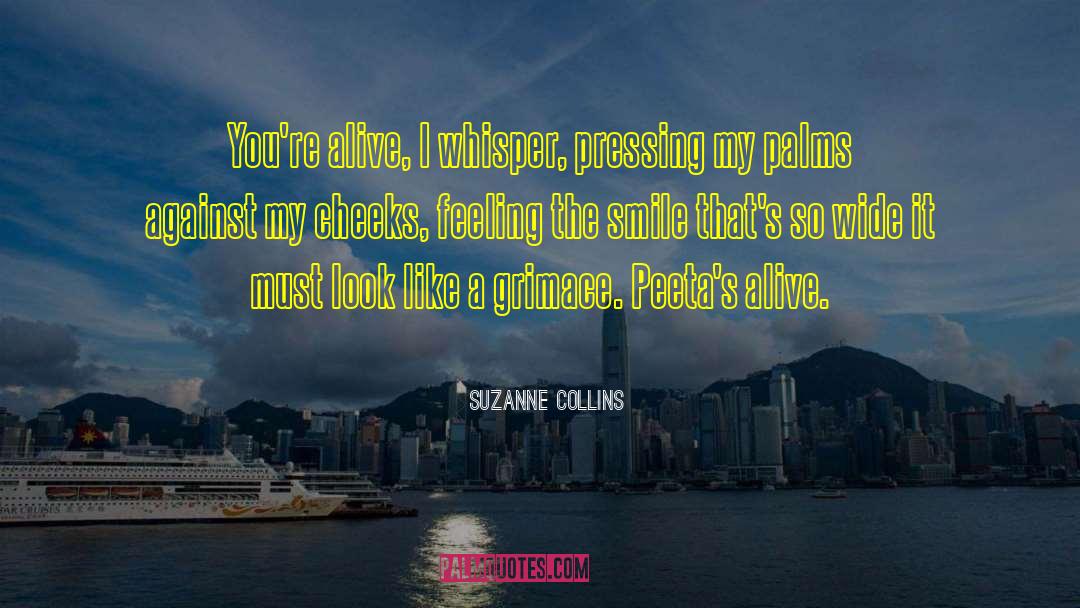 Grimace quotes by Suzanne Collins