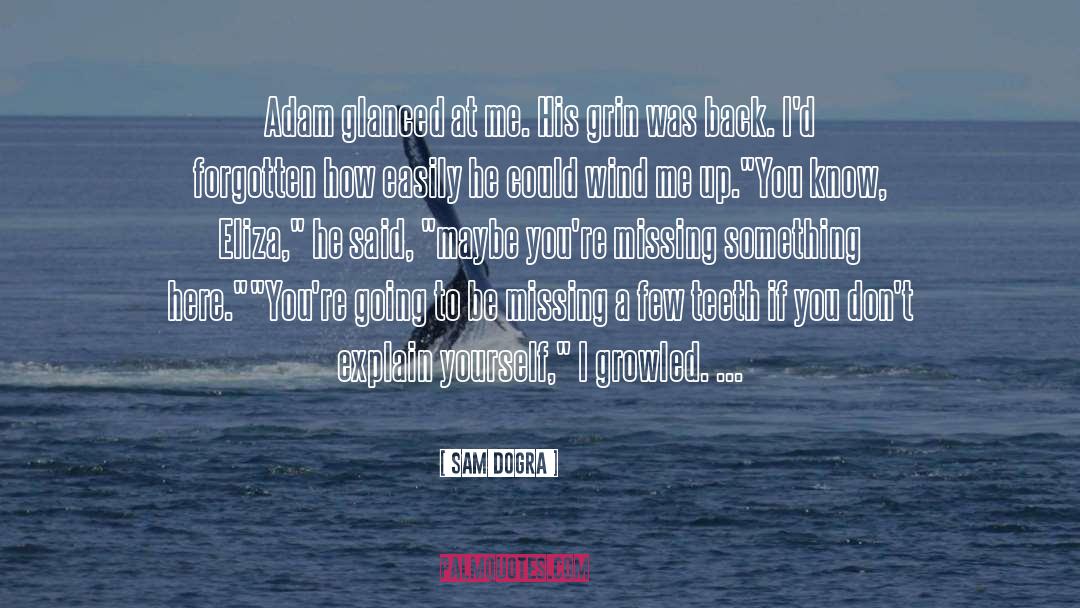 Grin quotes by Sam Dogra