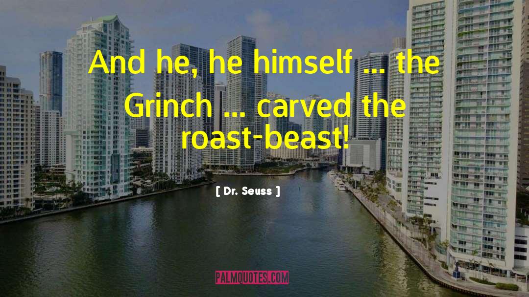 Grinch Mailroom quotes by Dr. Seuss