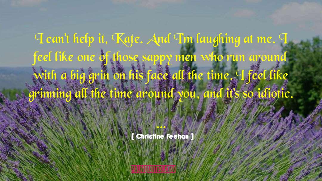 Grinning quotes by Christine Feehan