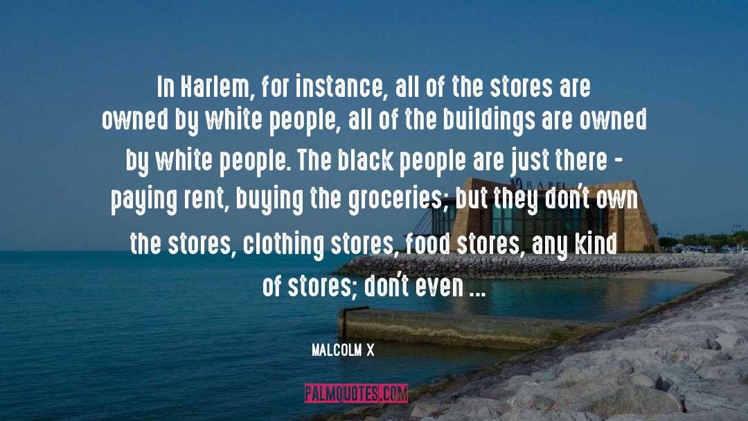 Groceries quotes by Malcolm X