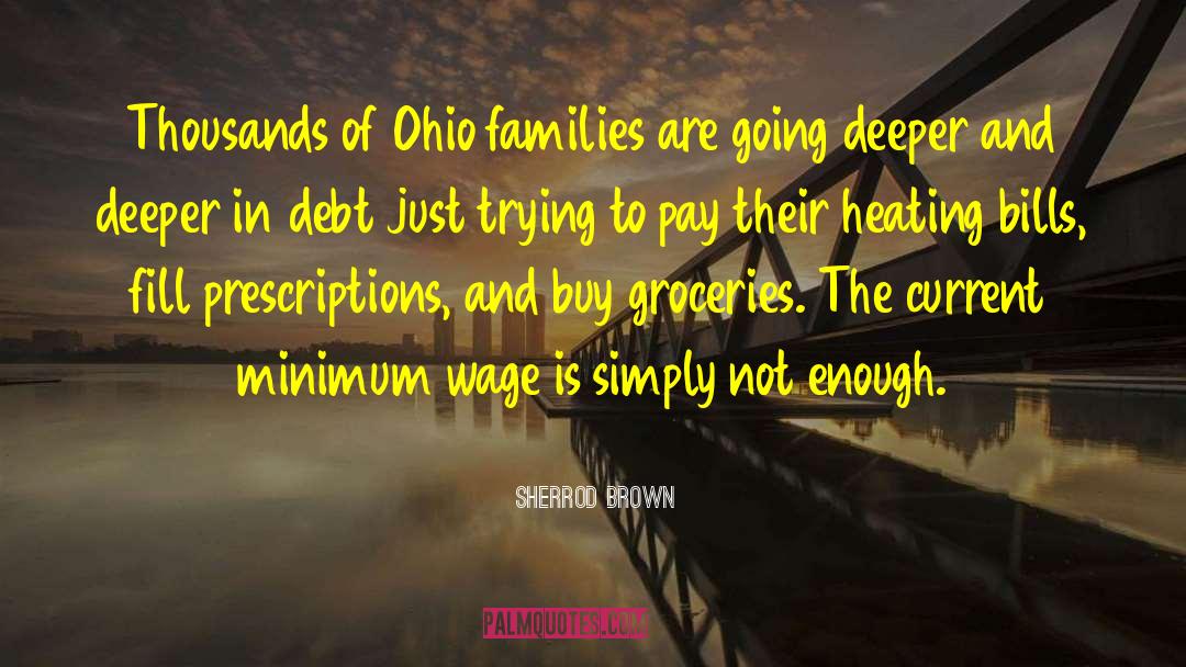 Groceries quotes by Sherrod Brown