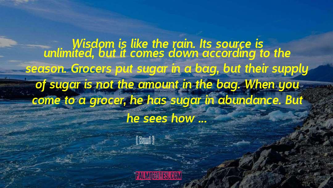 Grocers quotes by Rumi