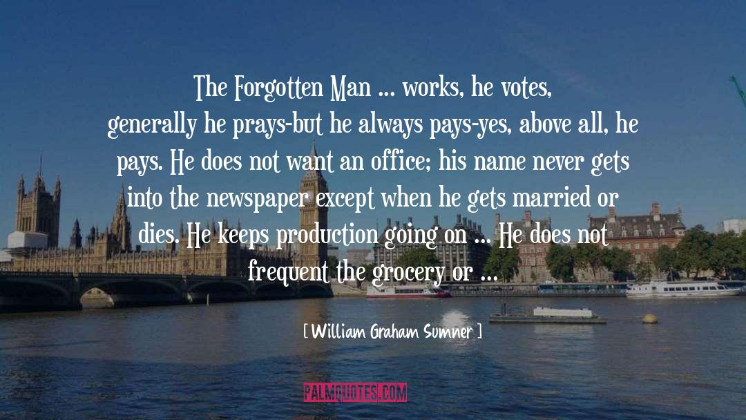 Grocery quotes by William Graham Sumner