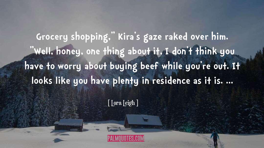 Grocery Shopping quotes by Lora Leigh