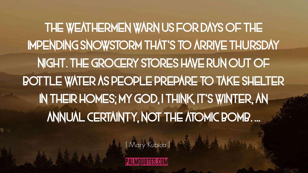 Grocery Stores quotes by Mary Kubica