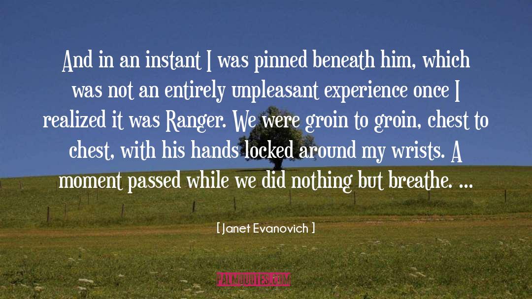 Groin quotes by Janet Evanovich