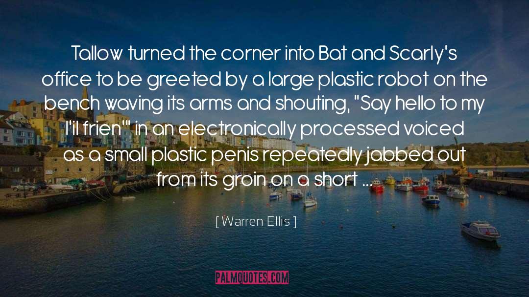 Groin quotes by Warren Ellis