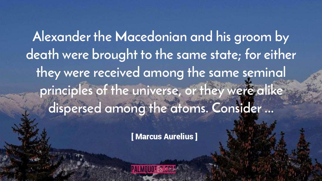 Groom quotes by Marcus Aurelius