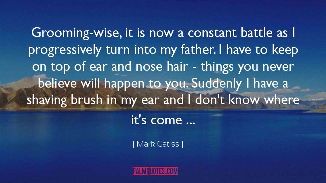 Grooming quotes by Mark Gatiss