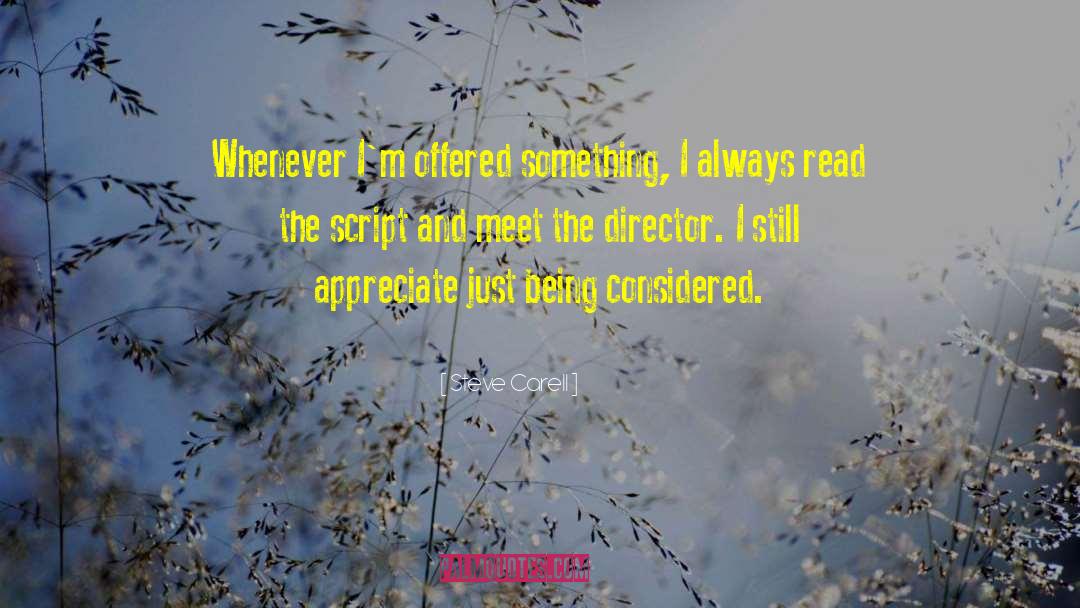 Grooved Director quotes by Steve Carell