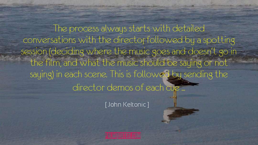 Grooved Director quotes by John Keltonic