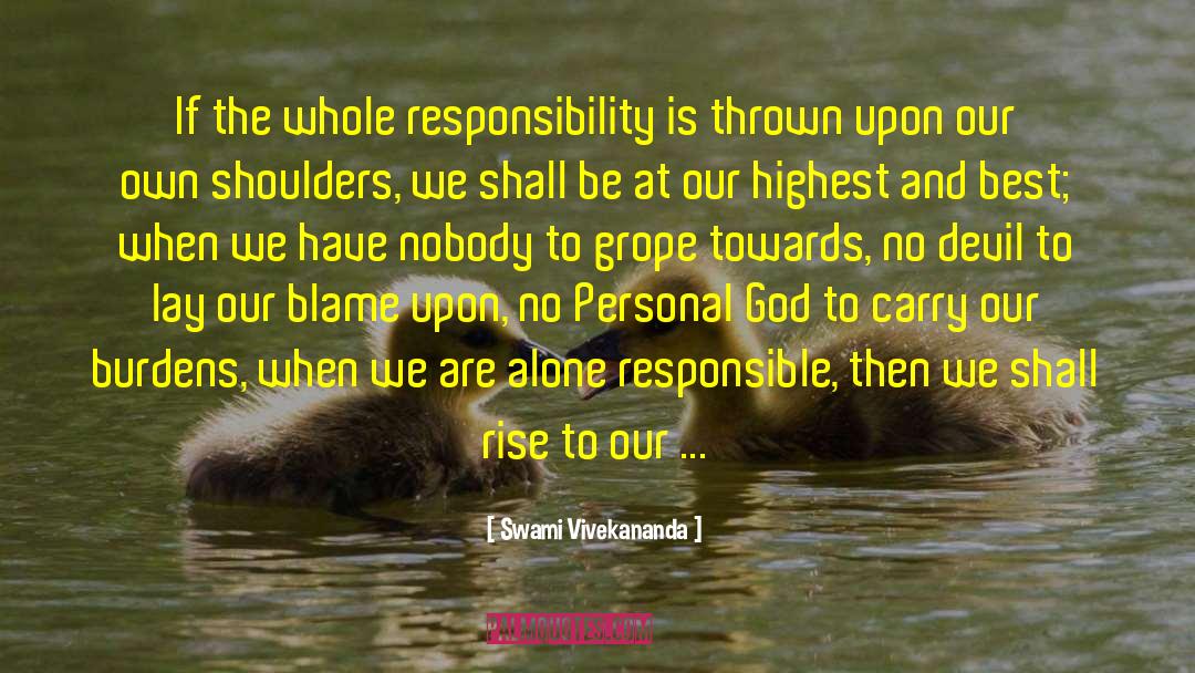 Grope quotes by Swami Vivekananda