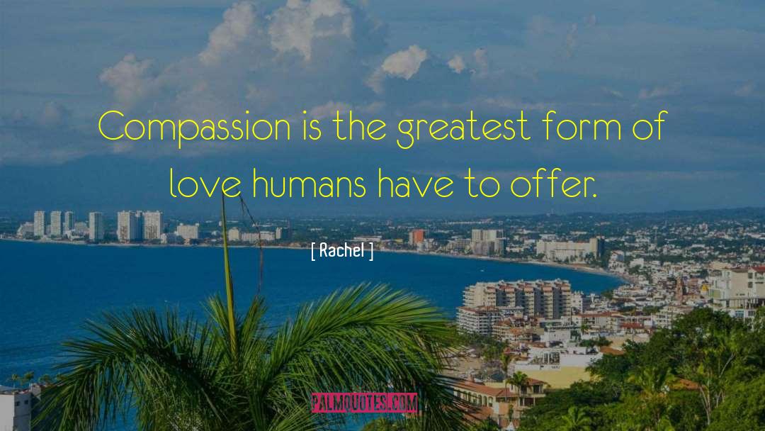 Gross Compassion Quotient quotes by Rachel