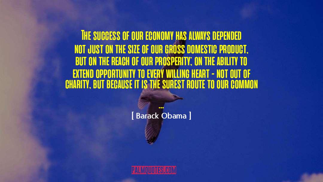 Gross Domestic Product quotes by Barack Obama