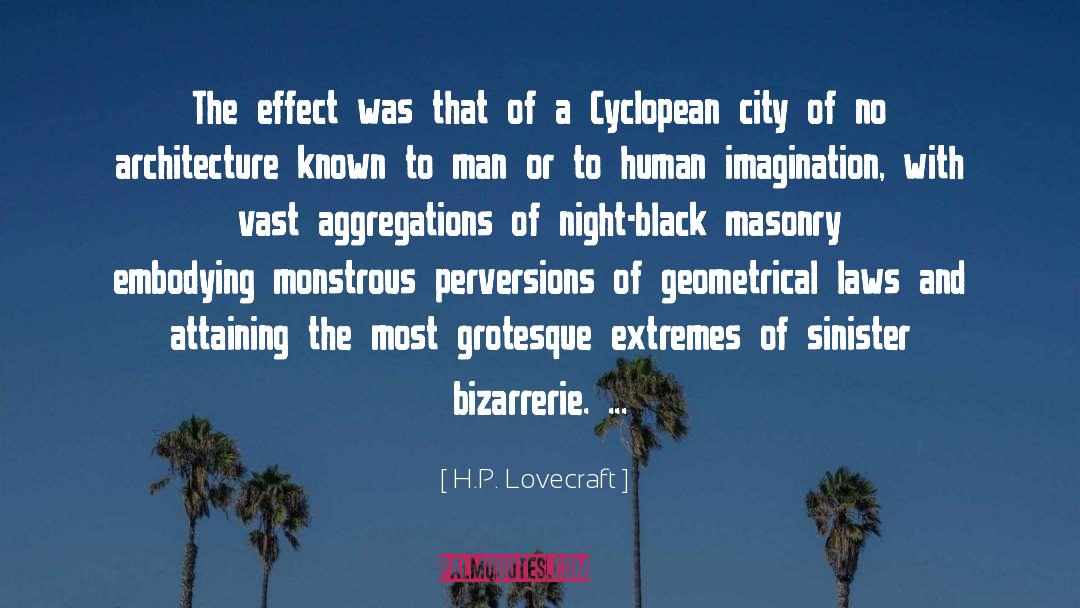 Grotesque quotes by H.P. Lovecraft
