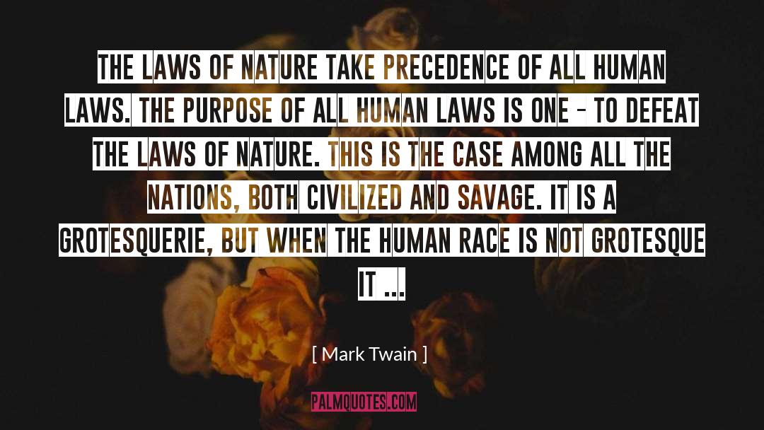 Grotesque quotes by Mark Twain