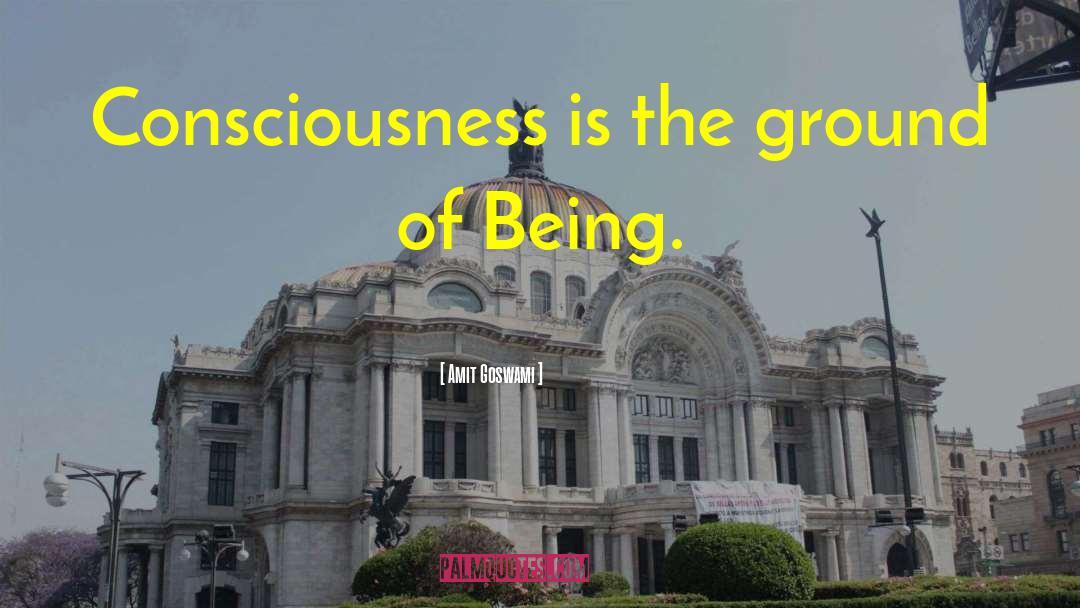 Ground Of Being quotes by Amit Goswami