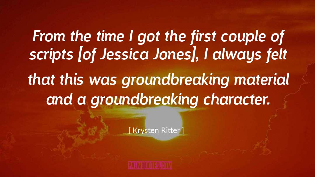Groundbreaking quotes by Krysten Ritter