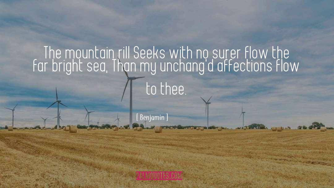 Groundwater Flow quotes by Benjamin