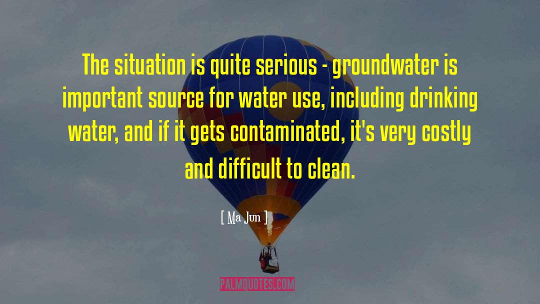 Groundwater quotes by Ma Jun