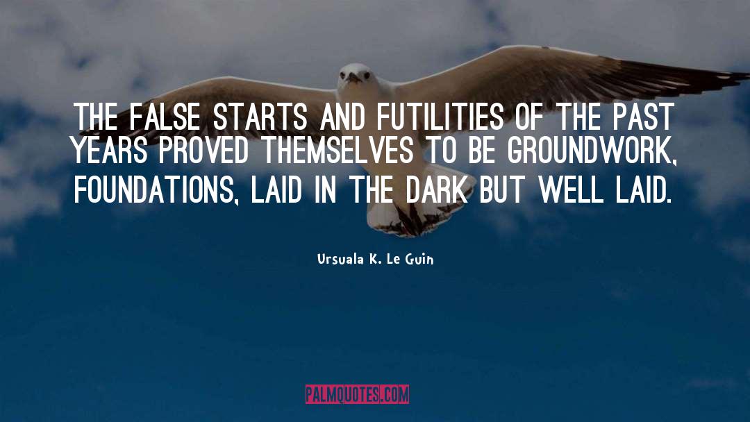 Groundwork quotes by Ursuala K. Le Guin