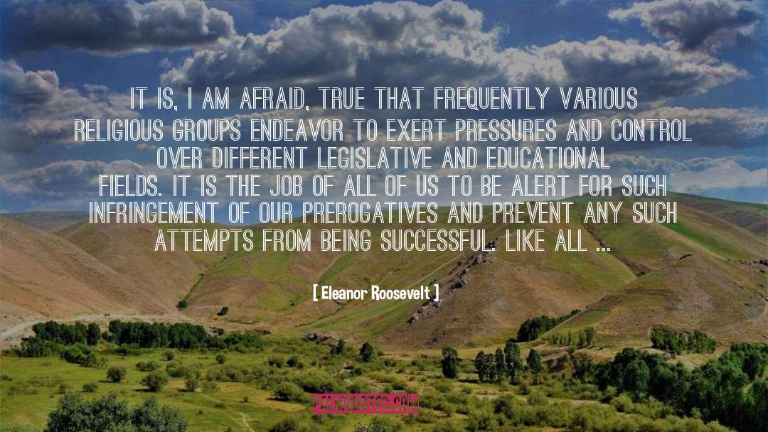 Group Pressure quotes by Eleanor Roosevelt