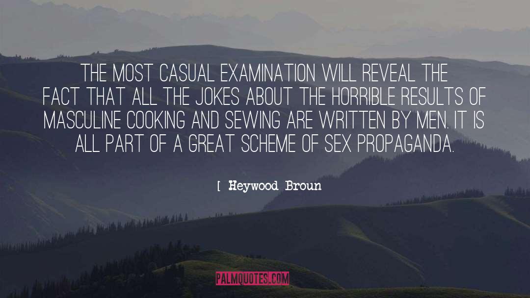 Group Sex quotes by Heywood Broun