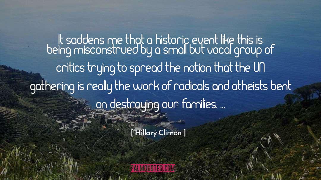 Group Topic Ideas quotes by Hillary Clinton