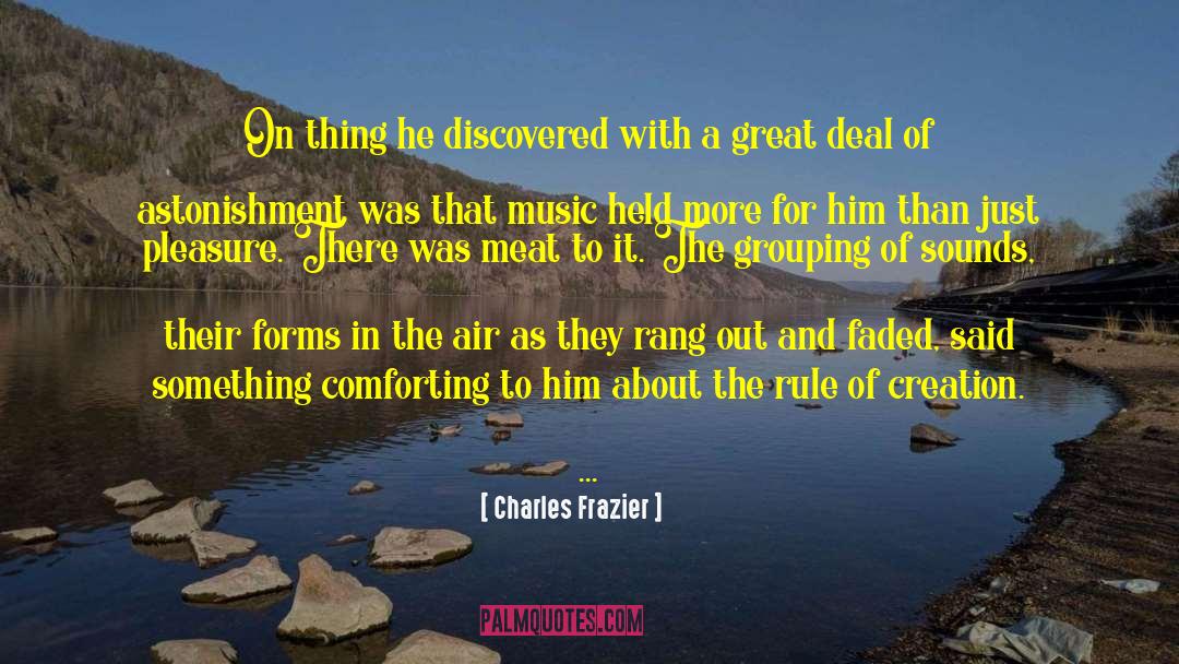 Grouping quotes by Charles Frazier